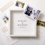 Personalised Wedding Keepsake Memory Box Frame, thumbnail 5 of 11