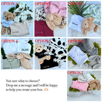 Personalised Toddler And Baby Gift Set Box Celebration, 2 of 12