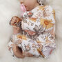 Floral Rose Baby And Toddler Romper, thumbnail 3 of 3