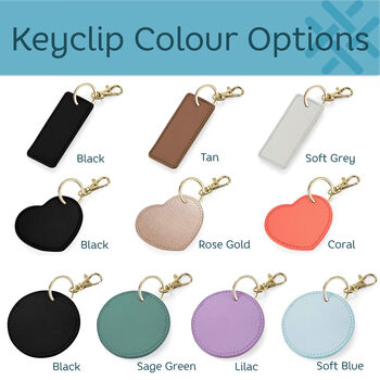 Faux Leather Customised Key Rings, 8 of 10