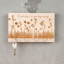 Field Of Flowers Handcrafted Key Holder, thumbnail 3 of 6