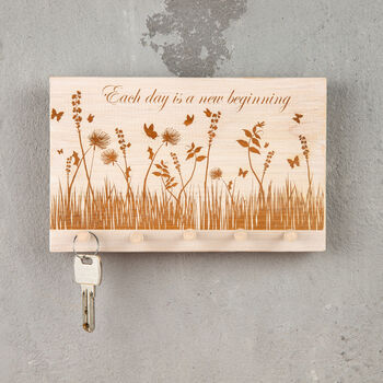 Field Of Flowers Handcrafted Key Holder, 3 of 6