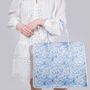 Bunny Blues Structured Tote Bag, thumbnail 2 of 8
