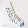 Personalised Fleur Cotton Trio Of Socks In A Box, thumbnail 9 of 11