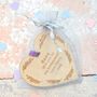 Will You Be My Bridesmaid? Leaf Wooden Heart, thumbnail 3 of 3