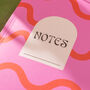 A5 Notebook | Pink And Red | Recycled Paper, thumbnail 4 of 8