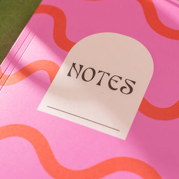 A5 Notebook | Pink And Red | Recycled Paper, 4 of 8