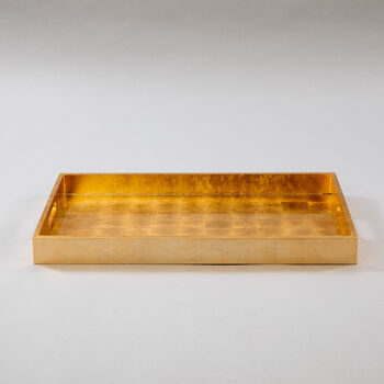 Handcrafted Lacquered Rectangular Serving Trays, 12 of 12
