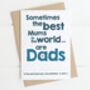 Personalised Mother's Day Card For Dads, thumbnail 3 of 3