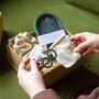 Scrunchie Gift Box : Oat Linen, thumbnail 3 of 3
