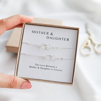 Mum And Daughter Bracelet Set – Two Matching Bracelets, Gift For Mother Daughter, 2 of 9