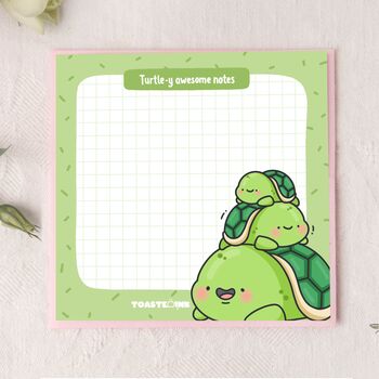 Cute Turtle Sticky Notes, 6 of 6