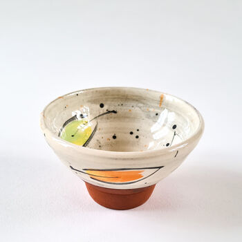 Trio Of Hand Crafted Slipware Dipping Bowls, 2 of 11