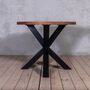 Clyde Oak Solid Wood Round Dining Table, thumbnail 2 of 4