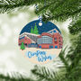 Rangers Christmas Wooden Bauble, Football Xmas Gift, thumbnail 1 of 2
