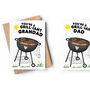 'You're a Grill-iant Dad / or Grandad' Father's Day Or Birthday Card, thumbnail 1 of 2