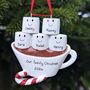 Personalised Hot Chocolate Family Christmas Decoration, thumbnail 1 of 5