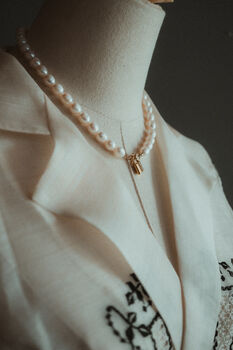 'Pangako' Promise Rice Pearl Necklace, 10 of 12
