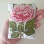 Lavender Sachet With Pink Peony Print Hanging Decorative Gift, thumbnail 3 of 5