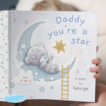 Personalised Daddy You're A Star Poem Book, 3 of 9