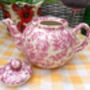 Two Cup Tespot In Pink Blossom Chintz Design, thumbnail 4 of 9