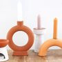 Terracotta Arch Candlestick Holder, thumbnail 7 of 10