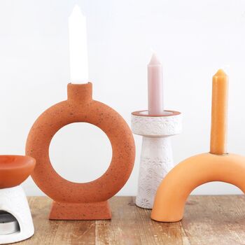 Terracotta Arch Candlestick Holder, 7 of 10
