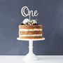 Personalised Wooden Number Birthday Cake Topper, thumbnail 3 of 5