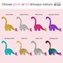 'Girls Like Dinosaurs Too' Personalised Girls Sweatshirt, thumbnail 9 of 12