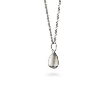 Mini Egg Necklace Sterling Silver, 5 of 5