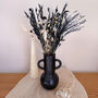 Black And White Dried Flowers With Vase; Modern Home Decor, thumbnail 1 of 5