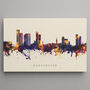 Manchester Cityscape Skyline Print, thumbnail 1 of 12