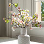 Pink Blossom Spray In Geometric Vase, thumbnail 6 of 6
