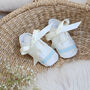 Boys James Christening Booties, thumbnail 3 of 4