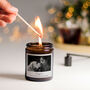Personalised Christmas Dog Memorial Candle Gift, thumbnail 9 of 10