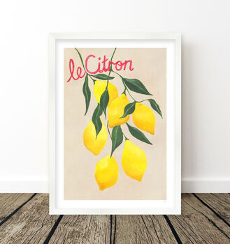 Le Citron Lemons Print, 6 of 9