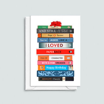 Personalised Books Birthday Card, 2 of 3