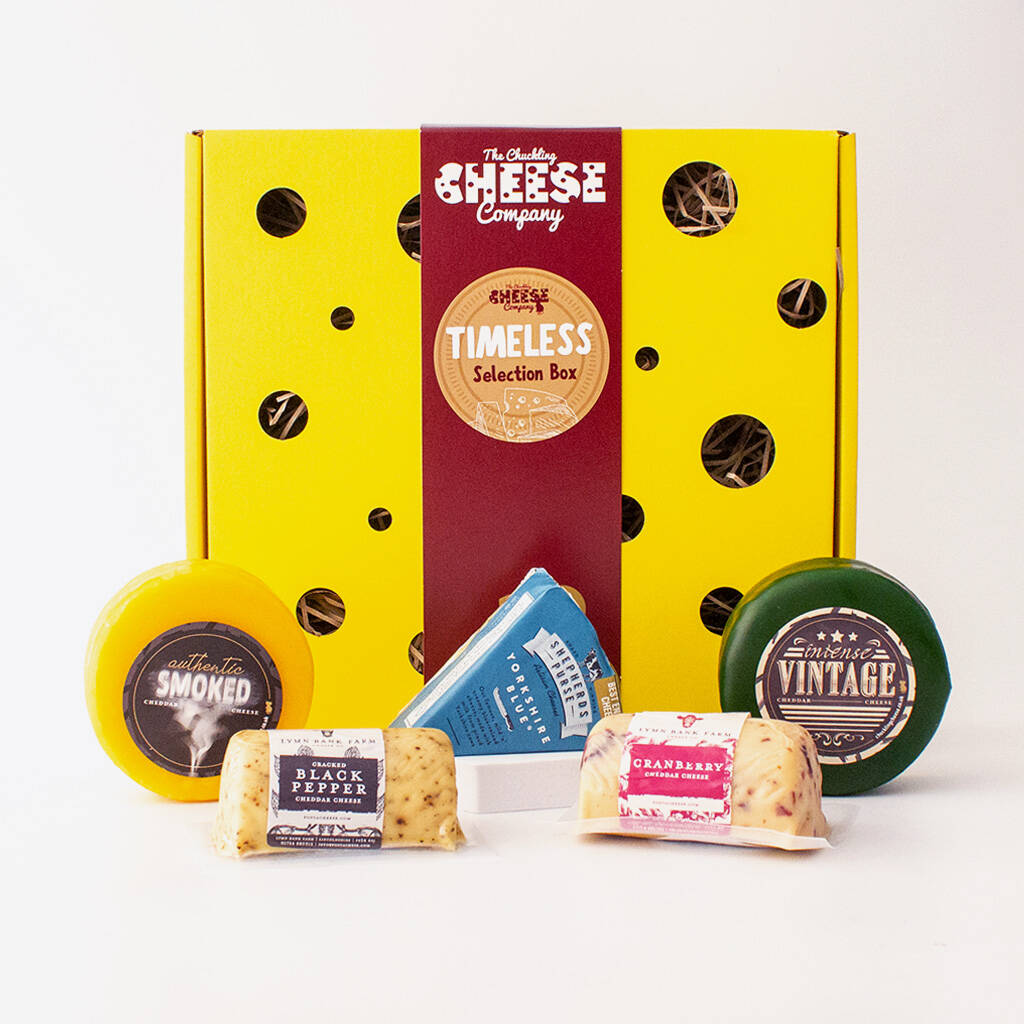 Timeless Classic Cheese Gift Box By The Chuckling Cheese Company