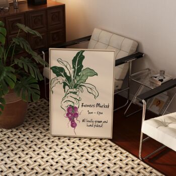 Farmers Market Vegetable Print, 3 of 6