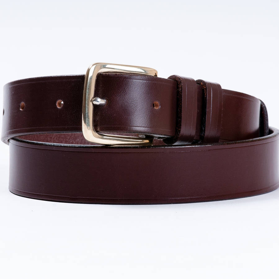 Handmade Exeter English Leather Belt By TBM - The Belt Makers