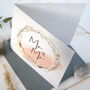 Gold Leaf Mr And Mr Wedding Card, thumbnail 3 of 4