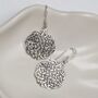 Sterling Silver Celtic Dara Knot Earrings, thumbnail 1 of 7