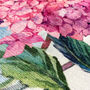 Hydrangea Floral Cushion Covers Blue And Pink Colours, thumbnail 6 of 7