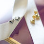 Sweet Heart Stud Earrings, thumbnail 4 of 8