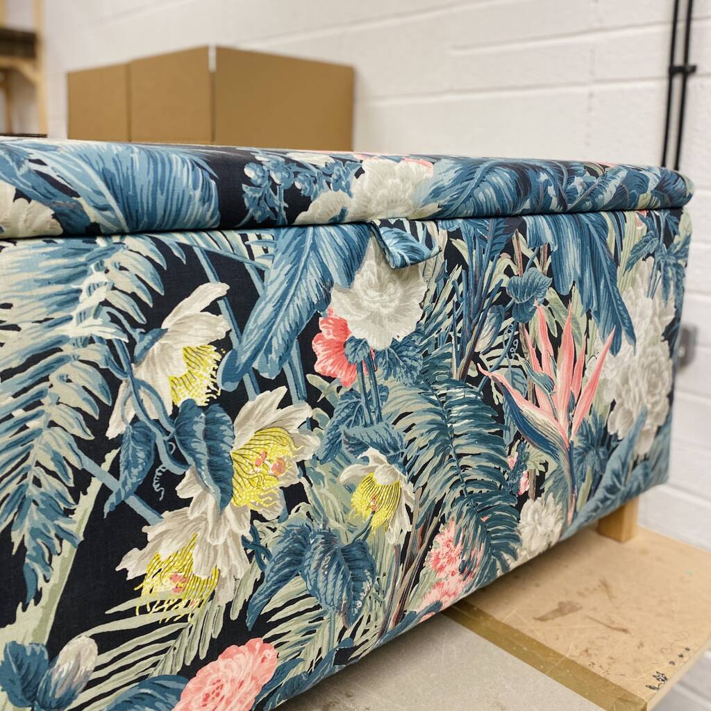 Large Ottoman In Floral Print, 1 of 5