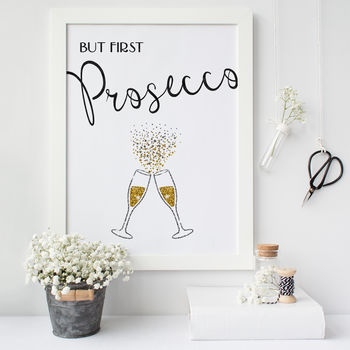Prosecco Typographic Print, 5 of 7
