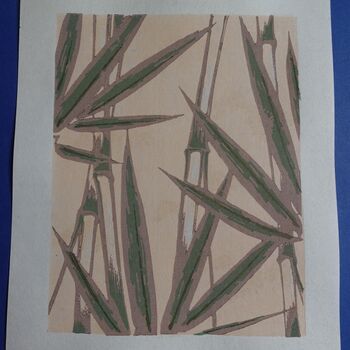 Delicate Peach Woodblock Print, 4 of 8