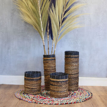 Large Rayung Grass And Natural Vases Bundle Kit, 3 of 6