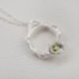 Real Peridot Eternity Necklace August Birthstone, thumbnail 4 of 7