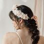 Grace Boho Hydrangea Bridal Flower Crown Headband, thumbnail 3 of 4